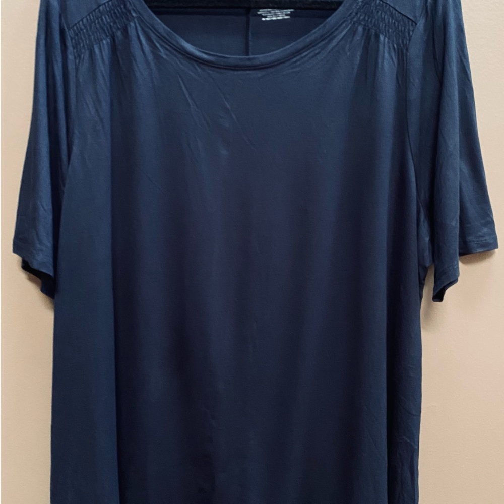 Lane Bryant NWT Navy Swing Tee Short Sleeve T-Shirt Womens Size 18 / 20 🦋